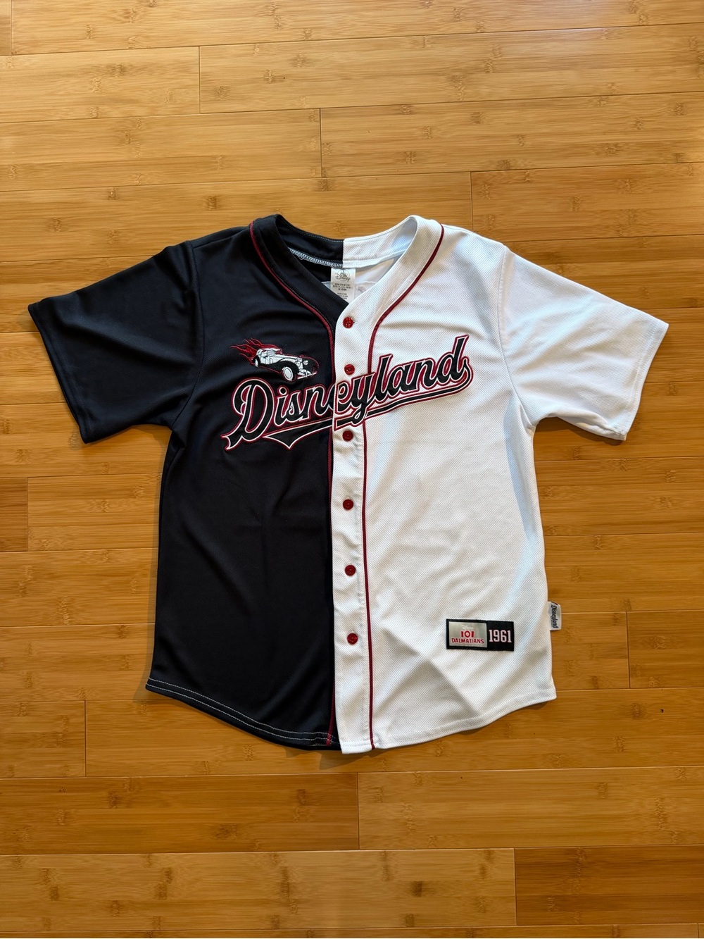 Disney Parks Disneyland Villains Cruella #61 Baseball Jersey - Worn Once 2026